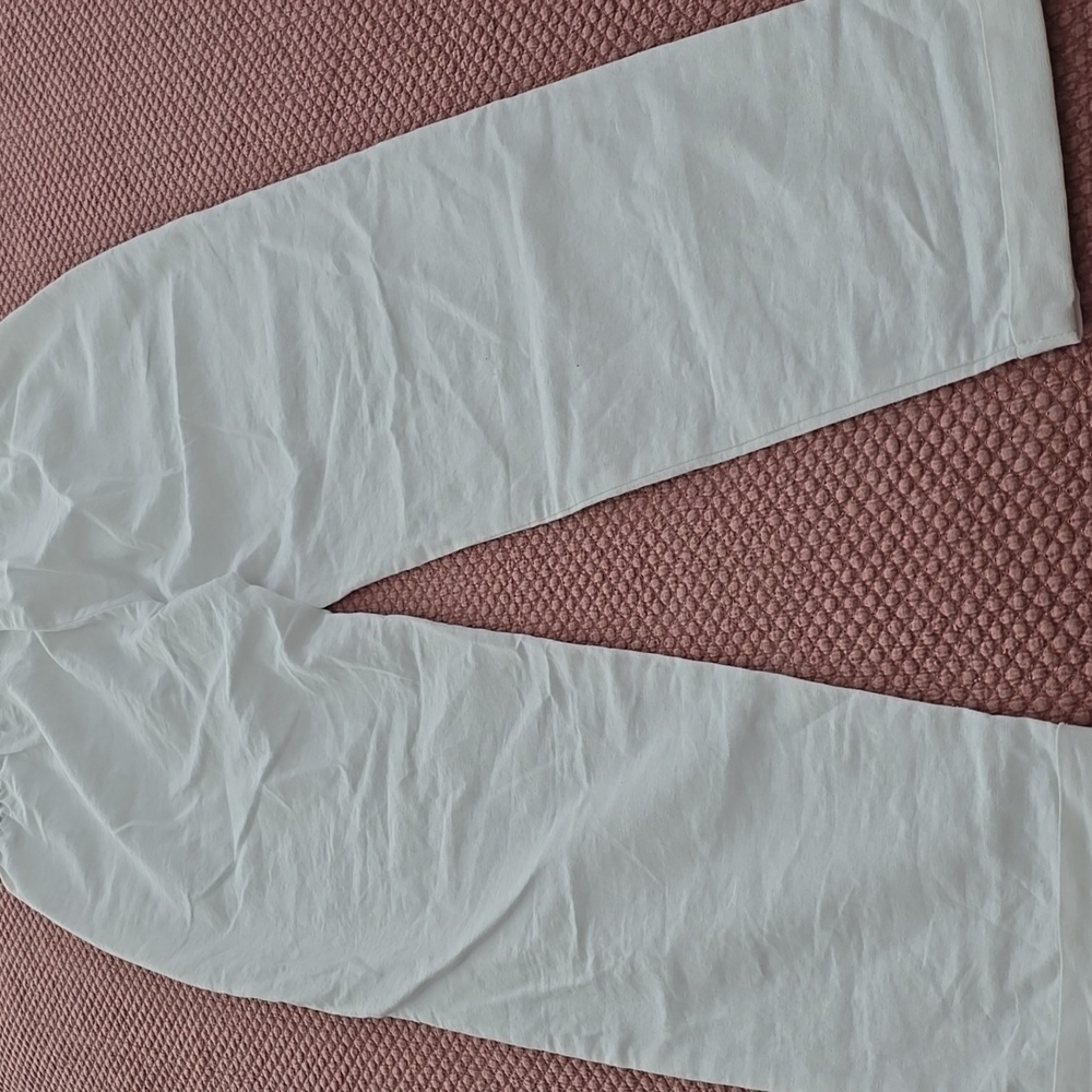 J Crew Factory Linen Cotton Blend Drawstring Women's Pants (Size 4) NWT - Picture 10 of 11